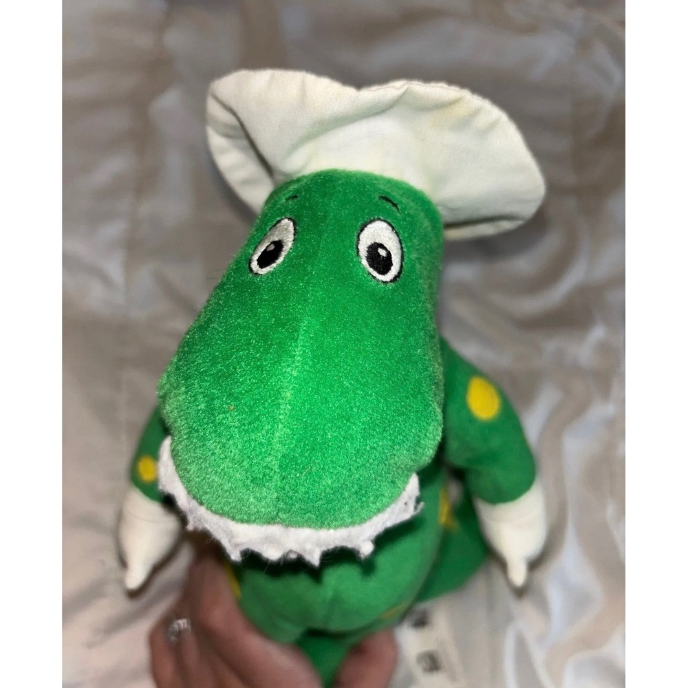 Vintage 2003 The Wiggles Dorothy the Dinosaur plush sings  Green 10" - Picture 2 of 3